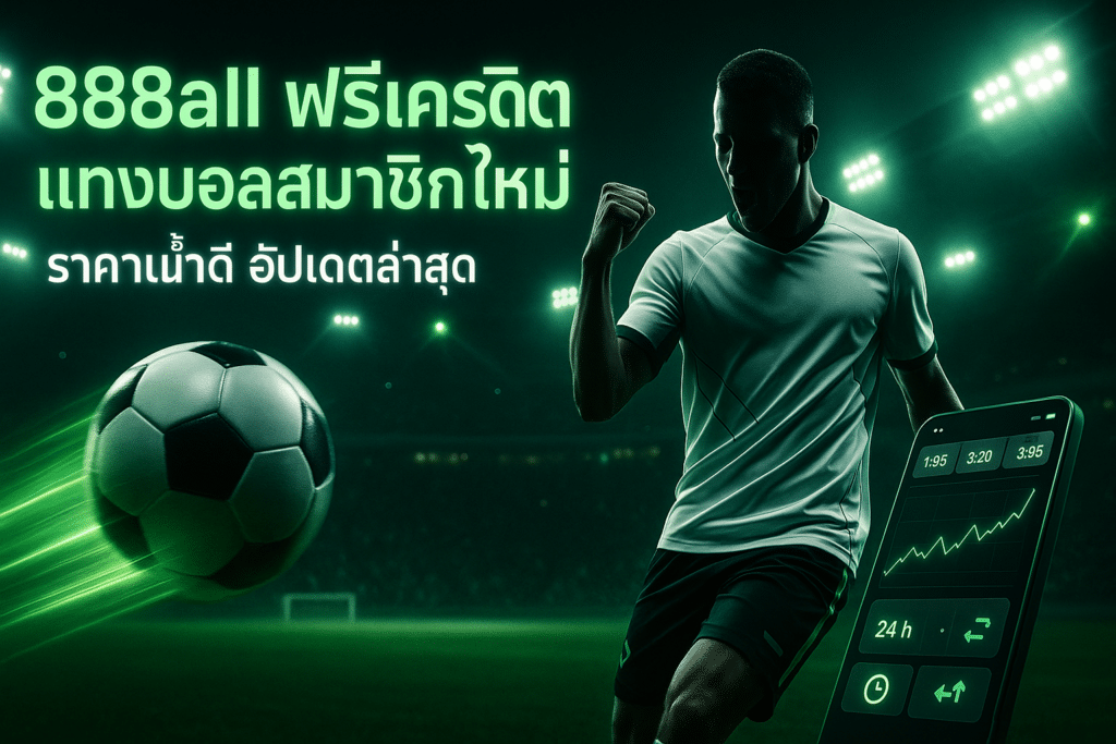 888all ฟรีเครดิต แทงบอลสมาชิกใหม่